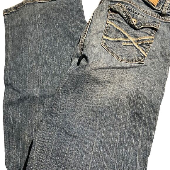 Aeropostale size 11/12 regular Chelsea Bootcut distressed great look - Picture 2 of 2